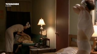 Adelaide Leroux Naked, Braless and Undergarments Episode in 'Ciggies et bas nylon'