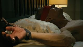 Aniko Kaszas Stripped To The Waist for brief TV video scene 'The Men'