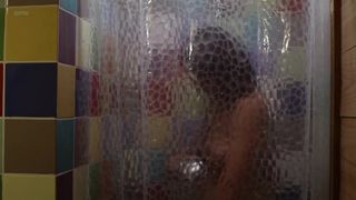 Agnès Delachair Naked, Douche, Bathtub Episode in TV Flash 'Le Chalet'