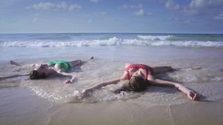 Alexa-Jeanne Dube nude, bathing suit and nude-breasted scene 'Cuba merci, gracias'