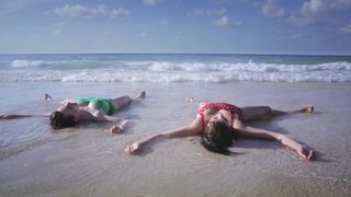 Alexa-Jeanne Dube nude, bathing suit and nude-breasted scene 'Cuba merci, gracias'