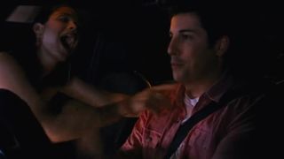 Ali Cobrin naked, Sans Bra, Car in 'Yankee Reunion'