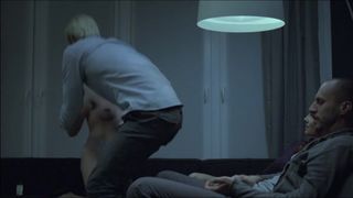 Agnieszka Zulewska, Monika Pokorska Naked, Clothed Sex Intercourse in 'Fragmenty'