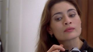 Alyssa Milano Without Bra sn All Girl Episode in Video 'Embrace Of The Vampire'