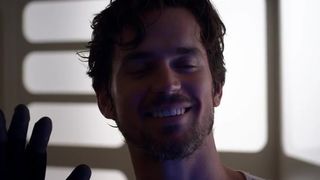 Anna Sophia Berglund Naked, Bra-Less, Large Titties, Ash-Blonde for 'Space Station 76'