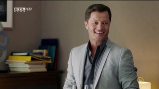 Alexandra Horvath Nude, Uncesored, Stripped To The Waist, Hefty Milk Cans in TV display 'Valotarsak'