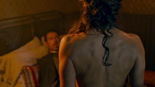 Stephanie Beran nude sex scene in "Ginormous Kill" (2018)