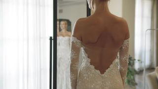 Hailey Baldwin hot - Wedding Sundress Fitting (2019)
