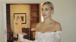 Hailey Baldwin hot - Wedding Sundress Fitting (2019)