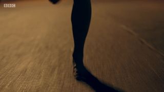 Imogen King naked - Clique (2018) running naked from the villain