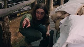 Anna Shields, Isabelle McNally, Mary Beth Peil - The Song of Swing Lake (2018) celeb stripped to the waist scenes