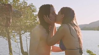 Anna Shields, Isabelle McNally, Mary Beth Peil - The Song of Swing Lake (2018) celeb stripped to the waist scenes