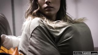 UNSPOILED TABOO Teenage Cherry Tricked into Penetrating Uncle During Sleepover