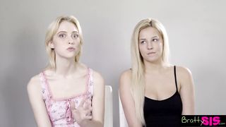 teenager sisters give step daddy ultimate parent's day threesome