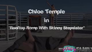 Rooftop Lovemaking With Lean Stepsister