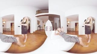 VIRTUAL TABOO - Nasty Girl-On-Girl Sisters Frolicking with Faux-Cock