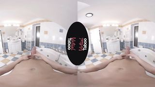 VIRTUAL TABOO - Sista Finds Step-Brother's Man Meat Too Gigantic To Stand Against