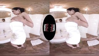 VIRTUAL TABOO - Bathroom Session With Buxom Katrina Moreno