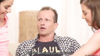 DADDY4K. StepMom gets overwhelmed when catches BEAU and daughters-in-law having lovemaking