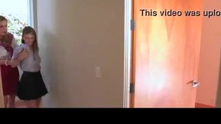 Humungous boobed light-haired girl had lovemaking with her step- mother and then with her wild boyfriend