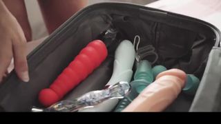 Puny light-haired and her step- mommy have a deal that includes a lot of sex intercourse