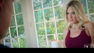 Large-Breasted ash-blond step mummy in splendid underwear is ripping up her step son-in-law-in-law, in her bedroom