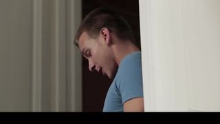 Blond step mommy is providing free lovemaking lessons to her hubby's daughter-in-law-in-law and her hansome boyfriend