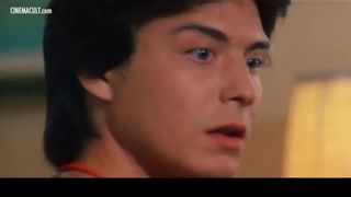 Elder-School babe, with uber-cute mounds is pleasing her timid lover, when his step mother is watching