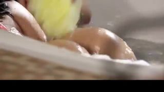 Dark haired woman is having a plenty of of fun with her step- mother and her lover