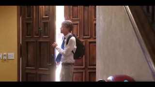 Torrid-Mischievous man is tearing up his super-fucking-hot step- mother, Andrea Grey in the bedroom, during the day