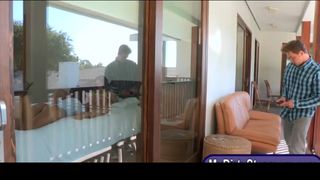 Filthy step mother, India Summer trained her step son’s nymph-friend how to fellate his thick boy meat