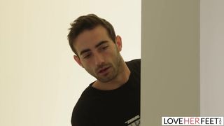 Crazy man is romping his smoking hot step- mother