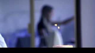 Blond teenager asked her experienced step- mom to train her a few highly significant abilities