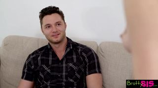 Crazy guy pounded his step- sis, Kiara, while they were alone at home and super insane