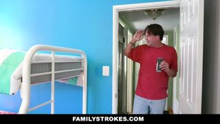 FamilyStrokes - Mommy Wouldn’t Please Step Daddy So She Did