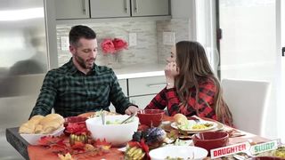 Ultra-Wild step sisters, Jasmine Grey and Naomi Blue like to deepthroat their step brothers’ hard boners