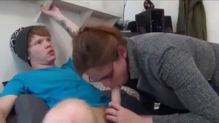 Taboo! Stepmom Caught Stepson Jerking off and Helpes him to Cum - Incest Taboo