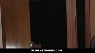FamilyStrokes - Tricked my Slutty Halloween Step Sisters into Fucking - Incest sex