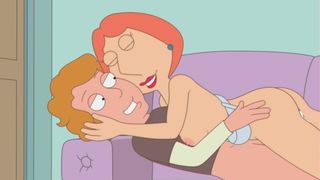 Taboo Family Guy Lois and Meg get Creampied by Anthony Sfan - Incest sex
