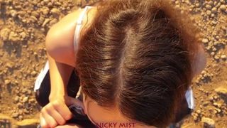 Incest video - Cum in mouth of my step-sister in holidays 60FPS taboo porn