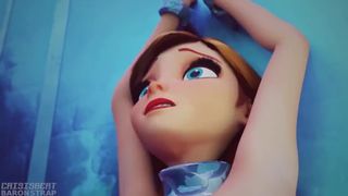 Taboo sex - Elsa and Anna BDSM Pussy Eating porn