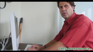 Rude step step-sista, Elena Koshka likes to take her mind-deep-throating step brother’s rock stiff meatpipe, from behind