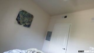 Jizz-Shotgun enjoying step step-sis enjoys to suck her supah-horny step brother’s humungous dude meat, every day