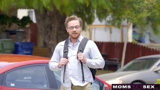 Hottest milf makes stepson cum inside - Family Taboo Series "momsteachsex" (Season 08, Episode 10)