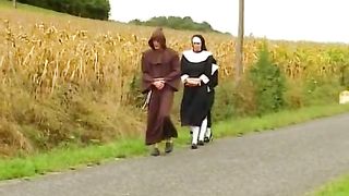 Sinful Nuns Scene 1. Kathleen White, girl, guy