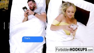 Spoiled blond is regularly having casual hookup with her step- brutha, because it senses so superb