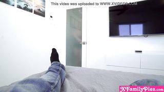 Jamie Jett is a filthy minded, blondie female who doesn't mind having fuck with her step- brutha