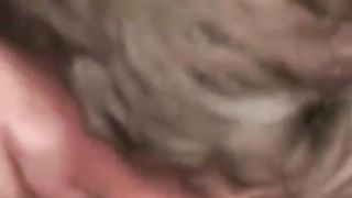 Insatiable mom is yelling while her stepsonny is humping her muddy brains out