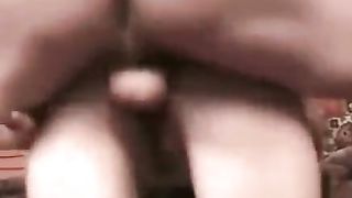 Insatiable mom is yelling while her stepsonny is humping her muddy brains out