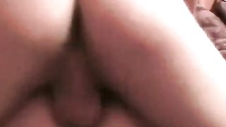 Insatiable mom is yelling while her stepsonny is humping her muddy brains out